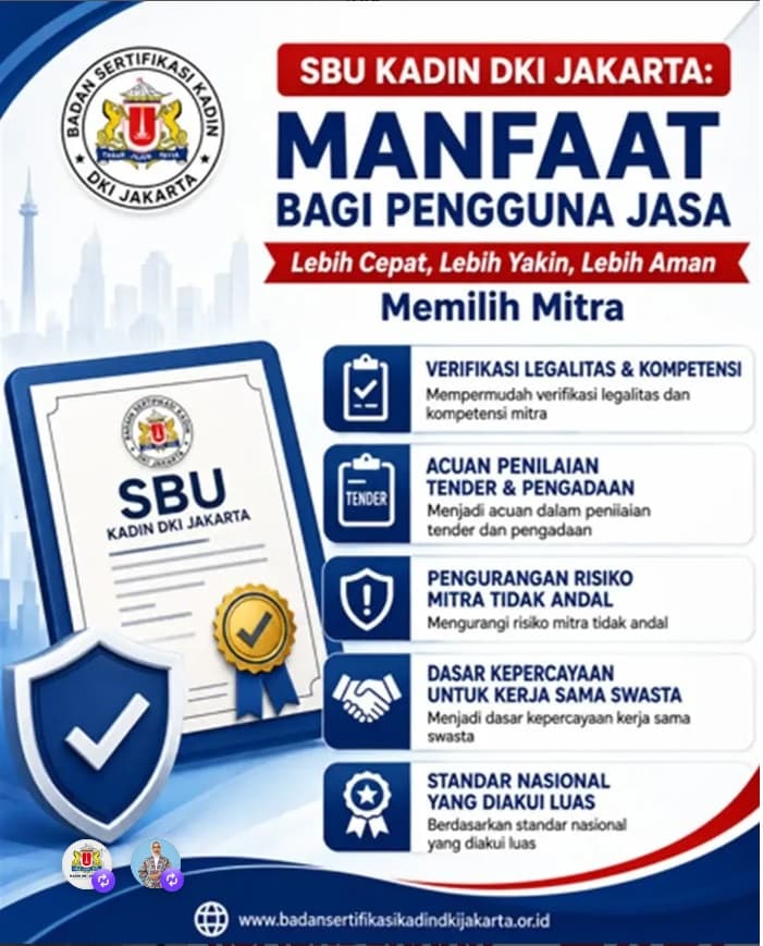 Manfaat Sertifikasi Kadin DKI Jakarta bagi Pengguna Jasa