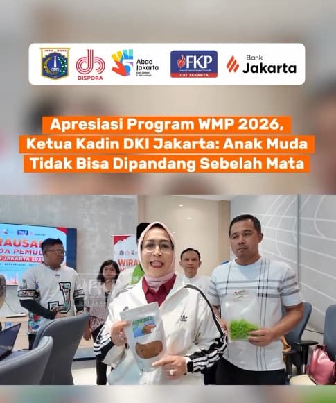etua KADIN DKI Jakarta, Hj. Diana Dewi, S.E., turut mengapresiasi semangat dan karya para peserta WM
