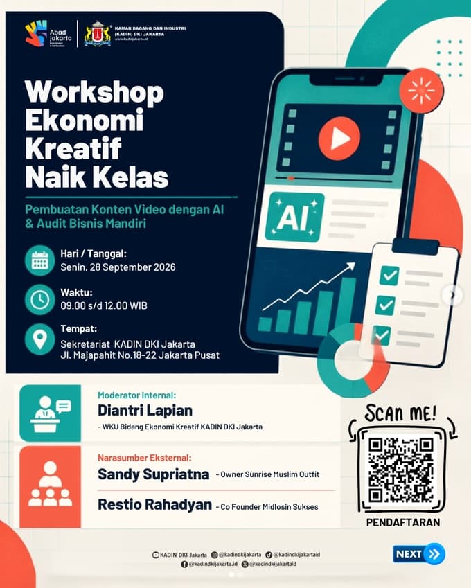 WORKSHOP EKONOMI KREATIF NAIK KELAS