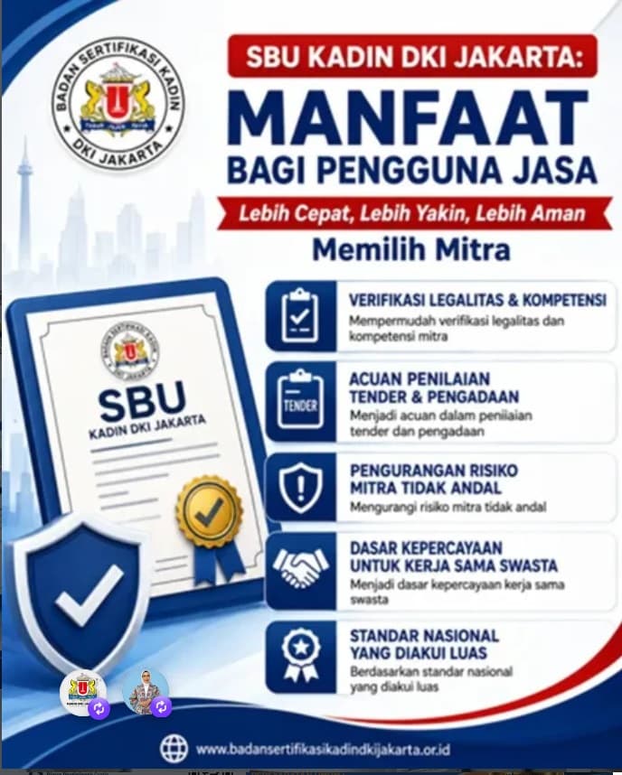 Manfaat Sertifikasi Kadin DKI Jakarta bagi Pengguna Jasa