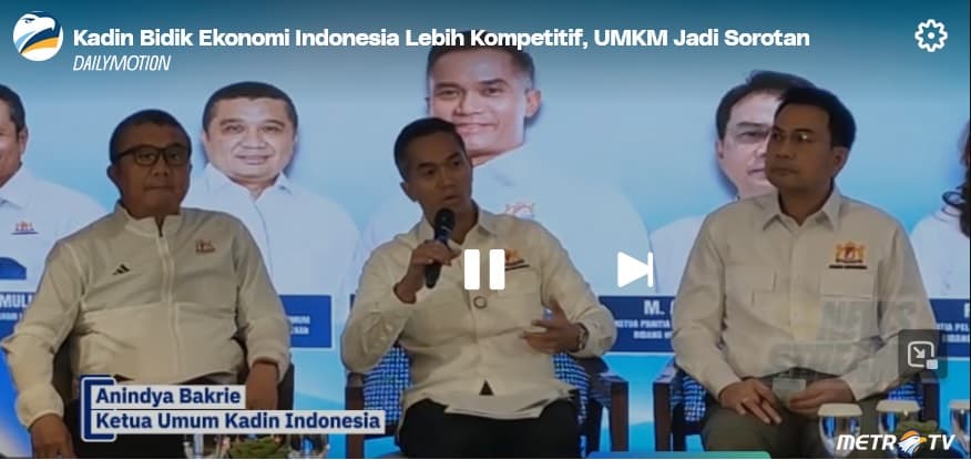 Kadin Bidik Ekonomi Indonesia Lebih Kompetitif, UMKM Jadi Sorotan